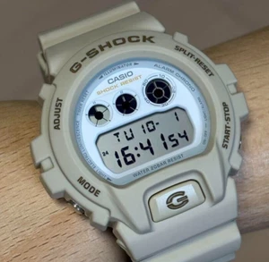 Casio G-SHOCK DW-6900EW-7JF Vintage Military Watch Sand Beige Unisex Used - Picture 1 of 9