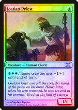 Icatian Priest FOIL 10th Edition NM White Uncommon MAGIC MTG CARD ABUGames