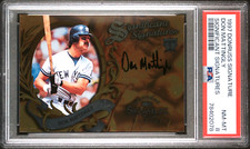 1997 Donruss Signature Don Mattingly Significant Auto #0986/2000 PSA 8 Yankees