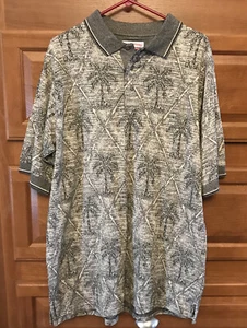 NEW Boca Classics Men’s Sz XLT Hawaiian palm trees S/S Buttons NWT 639 - Picture 1 of 5