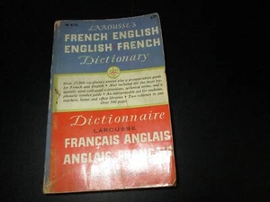 Larousse's French English dictionary-1962 paperback/Washington Square press - Picture 1 of 11