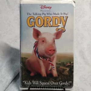 NEW- 1995 Disney Presents Gordy - The Talking Pig Who Made It Big! VHS - Imagen 1 de 2