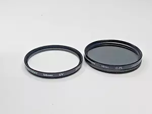 58mm Set of 2 Quantaray Circular Polarizer and UV Filters Made in Japan - Picture 1 of 2