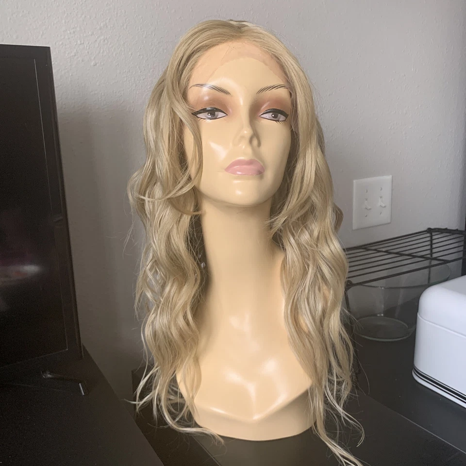 Forever Young EUROPEAN BOHO Lace Front Wavy WIG Braid Crown 16/22HL Blondes - Image 1 of 4