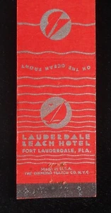 1940s? Lauderdale Beach Hotel on the Ocean Front Fort Lauderdale FL Broward Co - Picture 1 of 2