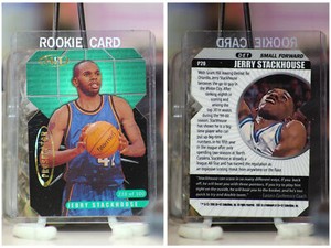 2000 Sage Hit Prospector Emerald Die-Cut /300 Jerry Stackhouse #P20