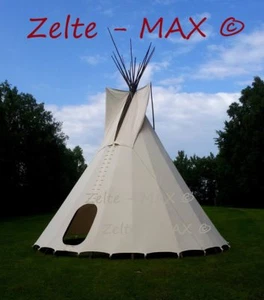 Tipi Zelt bis Ø 10m Indianerzelt Indianertipi Sioux Wigwam Indianer - Bild 1 von 9