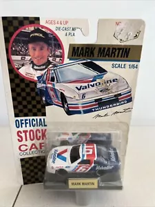 Road Champs Mark Martin 1992 #6 Valvoline Ford Thunderbird NASCAR 1:64 NOS - Picture 1 of 4