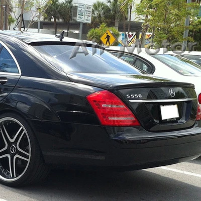 Unpainted For Mercedes Benz W221 L Type Roof + A Trunk Spoiler Wing S550 S63 Foto 1 de 4