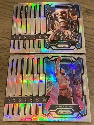 TRUE SILVER PRIZM 2024 Panini PRIZM WWE Base Cards Vet RC You Pick/Choose! READ* - Image 1 of 4