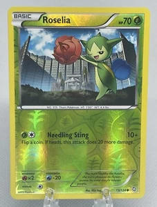Pokemon TCG Roselia 13/124 Reverse Holo B&W Dragons Exalted 2012 Englisch LP - Bild 1 von 2