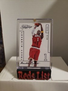 2013-14 Panini Signatures Blue Legends #261 Tracy McGrady 4/10 Rockets HOF 