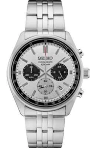 *BRAND NEW* Seiko Essentials Collection Silver Dial Srainless Men's Watch SSB425 - Picture 1 of 3