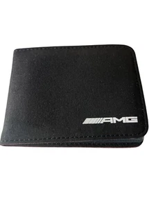 For MERCEDES-BENZ AMG LOGO Wallet/ID CARD, 6 POCKETS BLACK FAUX SUEDE LEATHER - Bild 1 von 7