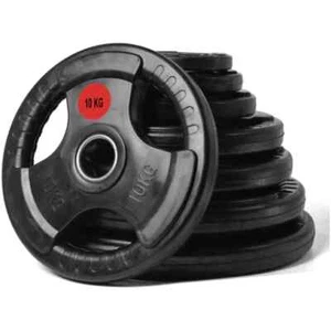 2" Olympic Pair Rubber Tri-grip Weight Plates | Home Gym Fitness - Picture 1 of 6