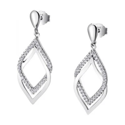 Orecchini Donna Lotus Silver LP1791-4/1 in Argento Pendenti con Zirconi - Immagine 1 di 2