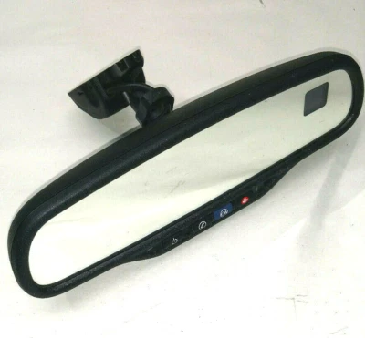 2002-2009 Chevy GMC Rear View Mirror Auto Dimming OnStar Compass Temp  - Image 1 of 4