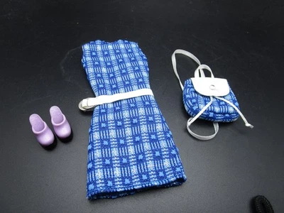 1998 Fashion Avenue - Barbie Doll #20568 Blue Dress and Purse W/ Shoes - Image 1 of 2