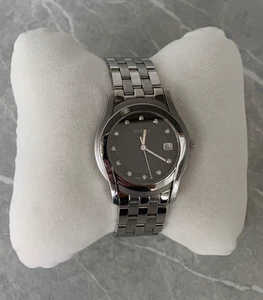(1185) Gucci 5500M 11P Diamond Face Mens Watch - Picture 1 of 15