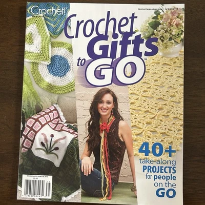 Revista de patrones Annie's CROCHET GIFT TO GO 40 proyectos para llevar Foto 1 de 4