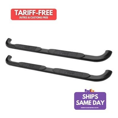 Westin 21-4085, 2 Pack Black Steel Platinum 4In Step Bars Fits 19- Ram 1500 Crew - Image 1 of 4