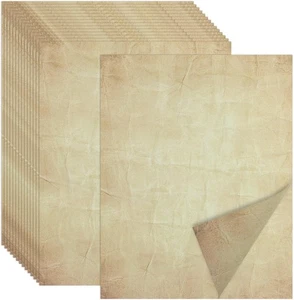 Joyberg 70PCS Vintage Paper 8.5 x 11 in Parchment for Writing  - Picture 1 of 7