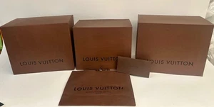 Konvolut Louis Vuitton leere x-große Brauenboxen, Taschen, Box Geschenk Präsentation - Bild 1 von 12
