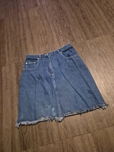 ladie blue jean skirt size 12 - Picture 1 of 2
