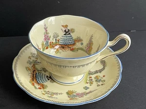 Royal Albert Crown China Teacup Saucer  DAINTY DINAH - Bild 1 von 7