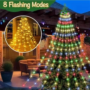 LED Christmas Tree String Lights Xmas Fairy Lights for Christmas Tree Decoration - Picture 1 of 21