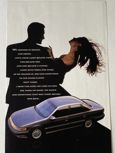 1991 Mercury Sable Print Ad Gray Dressed In Silence - Picture 1 of 2