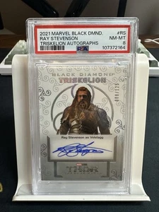 2021 Marvel Black Diamond Triskelion /125 Ray Stevenson Volstagg #8 Autographed - Picture 1 of 2