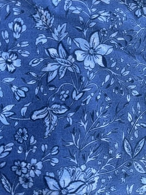 "Falda de cama doble Laura Ashley Home Sophia azul floral casa de campo francés 14""" Foto 1 de 4