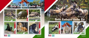 2025 07 - SIERRA LEONE & LIBERIA- BERLIN GARDEN ZOO 180TH 6V + 2V MNH ** - Picture 1 of 3