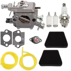 Carburetor Kit For Poulan Pro 42cc PP220 PP221LE PP260 PP260LE Chainsaw WT-89 - Picture 1 of 4