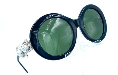 ВИНТАЖНЫЕ ЧЕРНЫЕ ПРОЗРАЧНЫЕ СОЛНЦЕЗАЩИТНЫЕ ОЧКИ MOSCHINO ОТ PERSOL M253 С ДРАГОЦЕННЫМИ КАМНЯМИ ЛЕДИ ГАГА 1990-Е - Изображение 1 из 4