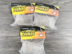 Entertainment Earth Actionfigurenständer Menge 3 Packungen 25 pro Packung 3,75 3 3/4 - Bild 1 von 3