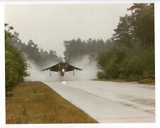 Photograph of British Aerospace Harrier GR.5 Take-Off on Road c.1986