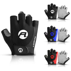 Men's Cycling Gloves Half Finger Bicycle Breathable Anti Slip Sports Bike Gloves