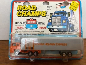 VINTAGE ROAD CHAMPS INTERSTATE FLEET SEMI TRUCK & TRAILER GEORGIA HIGHWAY EXPRES - Picture 1 of 4