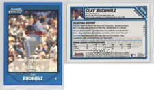 2007 Bowman Draft Chrome Picks Prospects Blue Refractor /199 Clay Buchholz