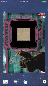 Topps Star Wars Digital Card Trader Red/Teal Ewok Relic Insert - Picture 1 of 1