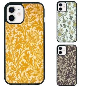 Rigid Plastic For iPhone SE XS XR Max 5 6 7 8 Plus nature thistle flower Pattern - Picture 1 of 25