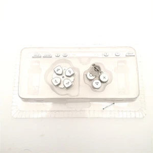 NUEVO JUEGO de Botones ABXY Izquierdo Derecho de Repuesto para Consola de Juegos PSP 1000 - PLATEADO - Imagen 1 de 2