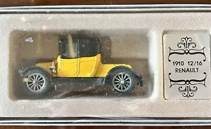 vintage 1985 CORGI Collectors Classics 1910 Renault yellow diecast car 12/16 NIB - Picture 1 of 5