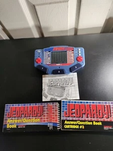1995 Tiger JEOPARDY! Electronic Hand Held Trivia Game W/ Cartridge Tested Works - Picture 1 of 7