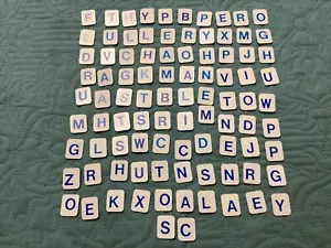 1976 HANGMAN BLAUE ERSATZPLÄTTCHEN/BUCHSTABEN JE 1,52 $!!! 99 AUF LAGER/ GRATIS PH - Bild 1 von 4