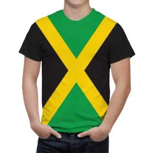 NEW ARRIVAL...JAMAICA PRINT  Flag , 3D T Shirt....SIZE  XXL - Picture 1 of 2