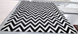 BLACK / IVORY 9' X 12' Flaw in Rug, Reduced Price 1172742078 CAM139E-9 - Picture 1 of 4