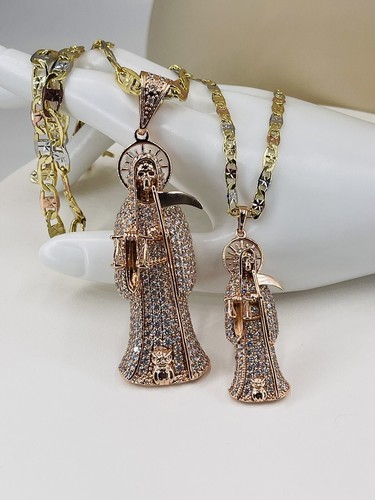 VALENTINO Santa Muerte Set Chapado En Oro Rosa The Grim Reaper Set Placcato Oro Rosa